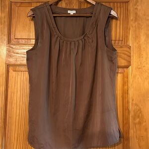 Talbots Bronze colored blouse tank.  Gorgeous color